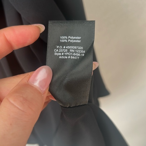 Babaton Aritzia Wallace Wrap dress in black, size XS - Picture 6 of 10